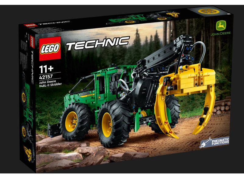 LEGO Technic John Deere 948L-II bosbouwtrekker