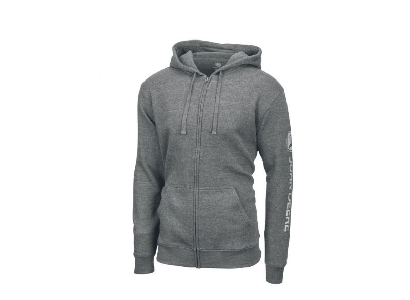 Jacket grijs logo arm