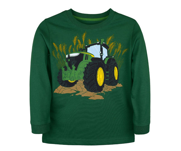 tshirt groen lange mouwen
