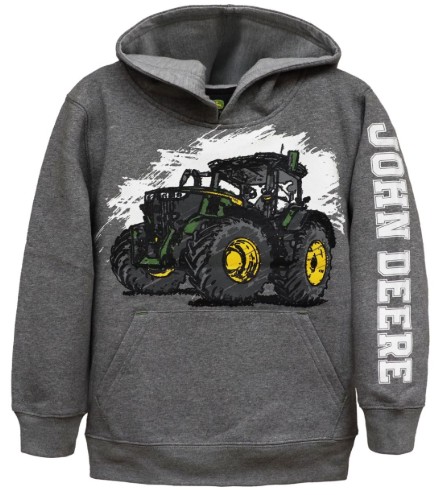 hoodie tractor grijs