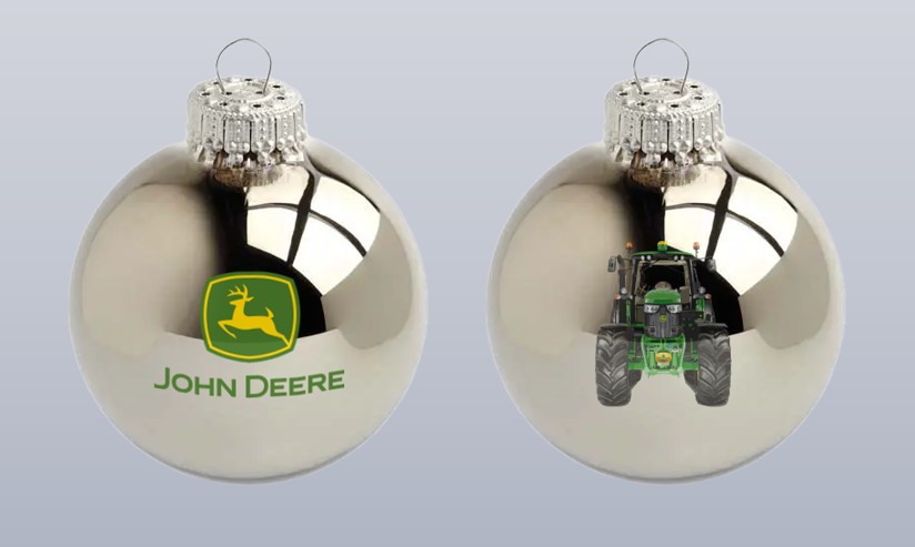 kerstbal zilver